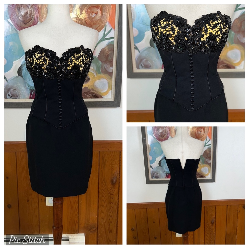 Stunning Liancarlo Couture Corset Bodycon Dress!